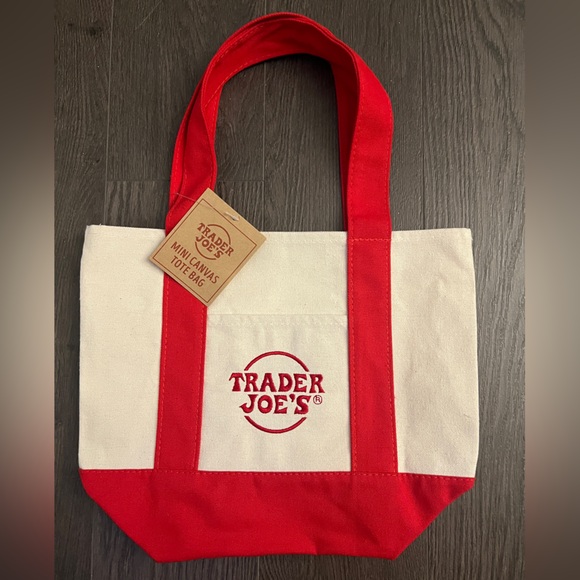 Brand new Trader Joe’s mini canvas tote - Picture 1 of 2
